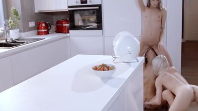 AGirlKnows - Kinky Girls Have Romantic Lesbian Threesome