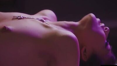 Big boobed wife Sarah Royce wants to hype her sexual life with bisex babe