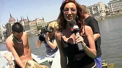 Redhead pornstar Lauren Hays introduces the Hungarian porn industry