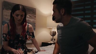 Stepbro throated and analed fucks his shemale stepsister