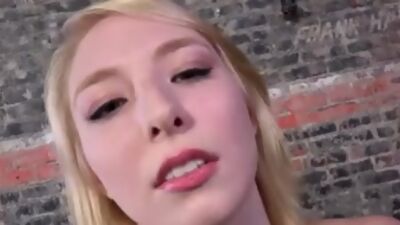 POV girlfriend sucking after rubbing clit in couple