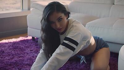 Petite small tits chick teen Emily Willis posing naked after striptease