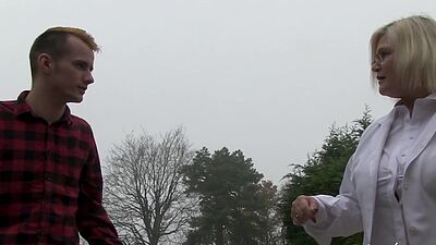 Doctor Lacey Starr uses teen Sam Bourne