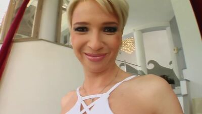 Milf Thing Short haired MILF crazy for hot hard sex