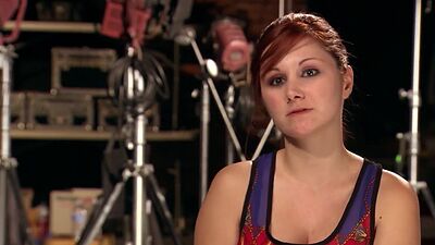 Sexy babe with big boobs enjoyed rough interracial sex with black husband