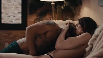 Big tits trans woman licks and barebacks her fat stepfather