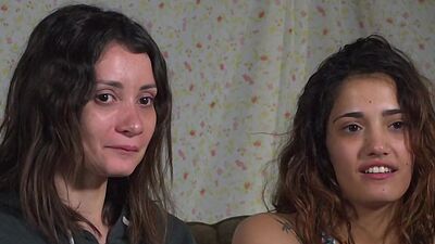 Public deepthroating and anal orgy for slutty Latinas