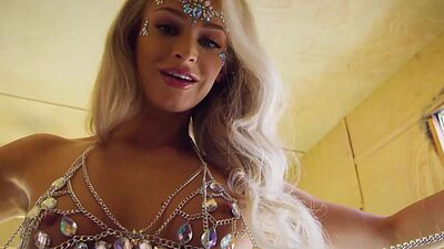 Big ass teen Emma Hix softcore porn video with Playboy in a mobile home