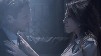 Lesbian nurse Gisela Panezi licking a patients Andressa De Barros big boobs