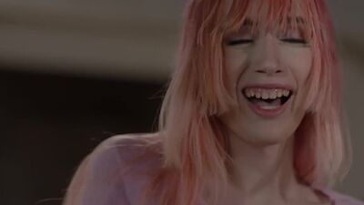 Big tits shemale lets her stepbro bareback fuck her wet ass