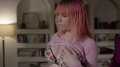 Big tits shemale lets her stepbro bareback fuck her wet ass