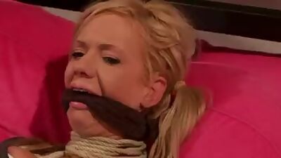 Busty student bound and fucked