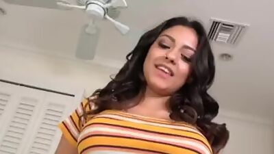 POV bigtits babe enjoys missionary pussyfuck with her BF