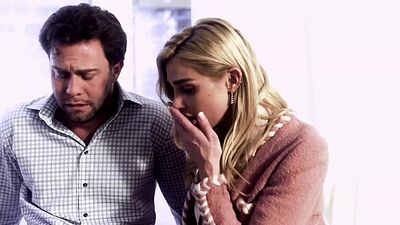 Gorgeous babe Kenzie Anne tricked by the serial breeder