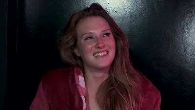 BDSM babe publicly groped and whipped after casting