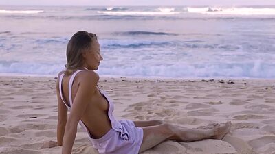 Vanessa Angel has a special gift for you and she showed it after striptease