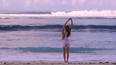 Vanessa Angel has a special gift for you and she showed it after striptease