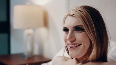 Trans stepmommy licks and bareback fucks her TS stepdaughter