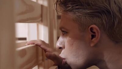 Pornstar TS babe barebacked and mouth jizzed in the sauna