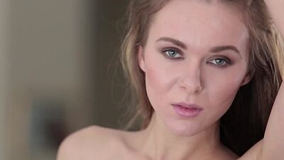 Hot teen Karissa shows her perfect natural body and posed after gym time