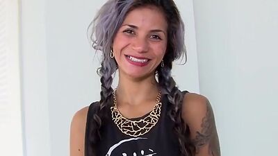 CarneDelMercato - Laura Montenegro rides a big cock with her wet Latina pussy