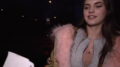 POV busty babe4cash closeup sucks n rides BWC after casting