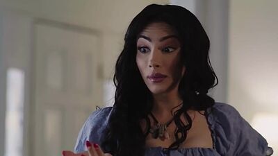 Tall ts brunette ts Ariel Demure blowjobs and analed bareback