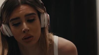 Big tits tranny Ivory Mayhem bareback anal in the bathroom