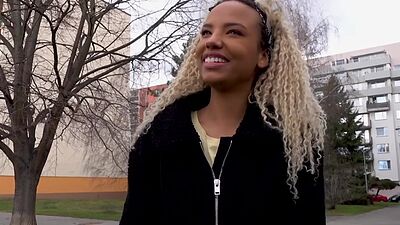 POV black smalltits teen4cash enjoys sex after casting