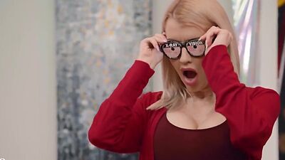 Young pervert fucks busty MILF in the bedroom