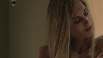 Petite small tits blonde MILF Zhenya Belaya passion posing totally naked