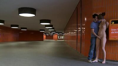 German babe humiliated on the streets