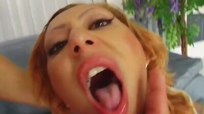 Sperm Swap Big tit parade with cum eating action for anal cuties