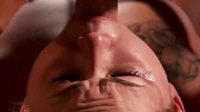 Hairy slave bound and anal fucked