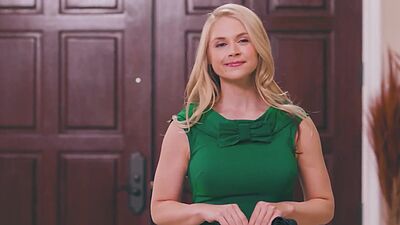 Busty Sarah Vandella sucked horny big tits shemales Casey Kisses big dick