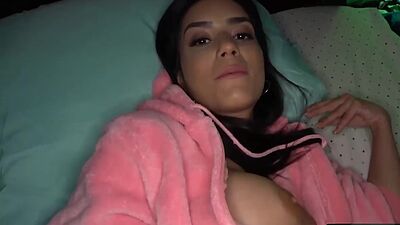 Sneaky Stepmom Cheats With Me in Onesie Tia Cyrus