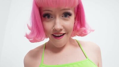 Stepbrother makes his stepsister grind over his dick