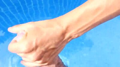 Couple Fucking at the Swimming Pool OUTDOOR SEX