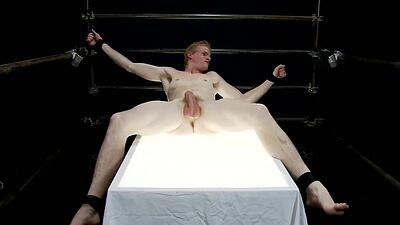 Huge cock shemale dom fucks pale man