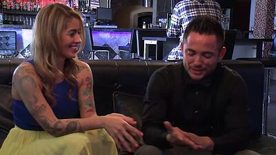 Sexy blonde wife with big tits shared her husband with horny MILF lesbian