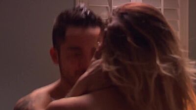 Sexy blonde wife with big tits shared her husband with horny MILF lesbian