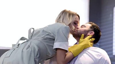 The dude in charge can fuck babe so hard and he banged her in tight ass