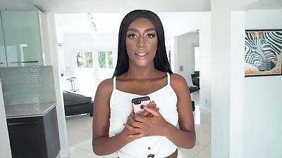 BlackValleyGirls - Cute Curvy Black Girl Gets Creampied