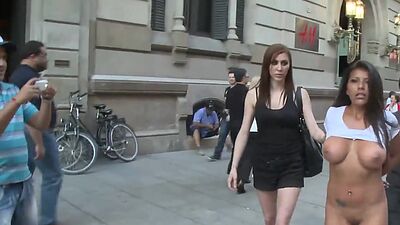 Super hot Euro slave walked naked