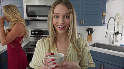 MILF stepmom Brandi Love left stepson with her best friends stepdaughter