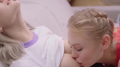 Eva Elfie and Nancy a the Horniest Blondes make Love for the first Time p1