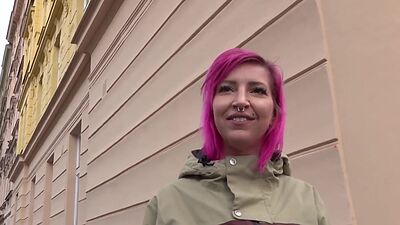 Coloredhair POV babe gets fucked 4 money after casting
