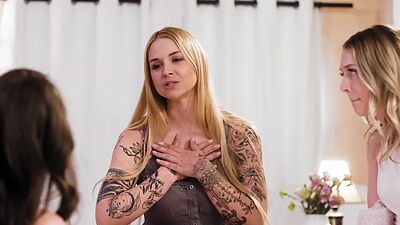 Athena and Lily fulfill their sexual fanatsies with MILF Sarah