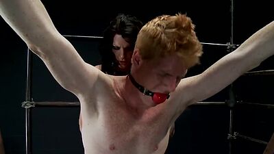 Huge dick shemale fucks blond man