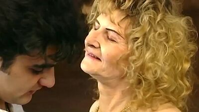 ugly hairy 82 years old mom needs rough